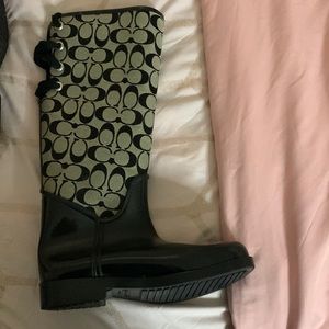 Gently used Authentic Coach boots. Barley worn